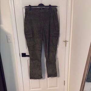 Hollister Women's Olive Cargo Pants